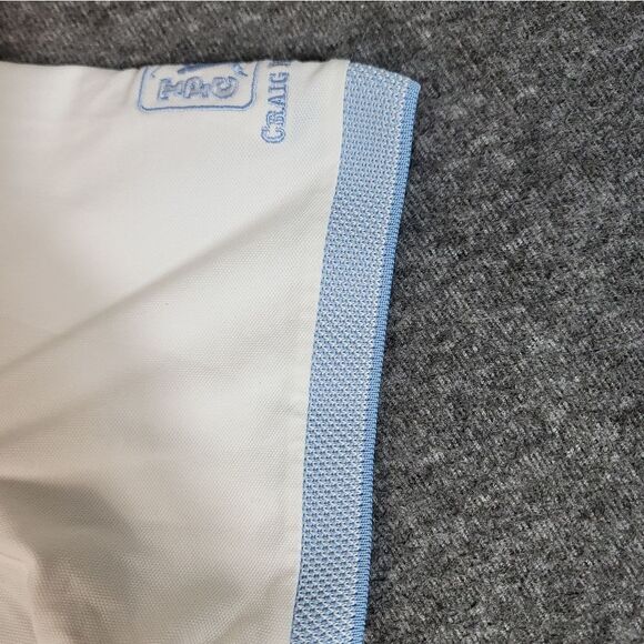 Greyson Cherokee Graig Ranch Golf Polo Shirt Size L Arctic White Blue Collar - Picture 4 of 10